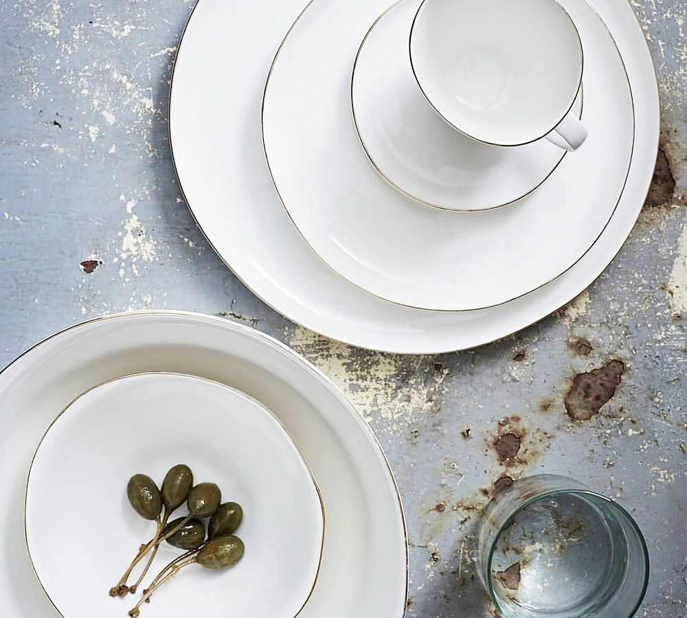 Abbesses Porcelain Small Bowls, Set of 4