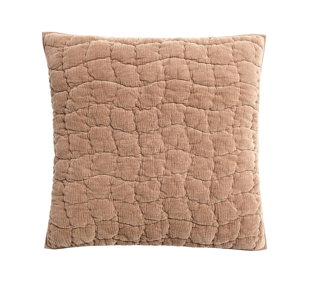 Cozy Cloud Quilted Sham Rosewood