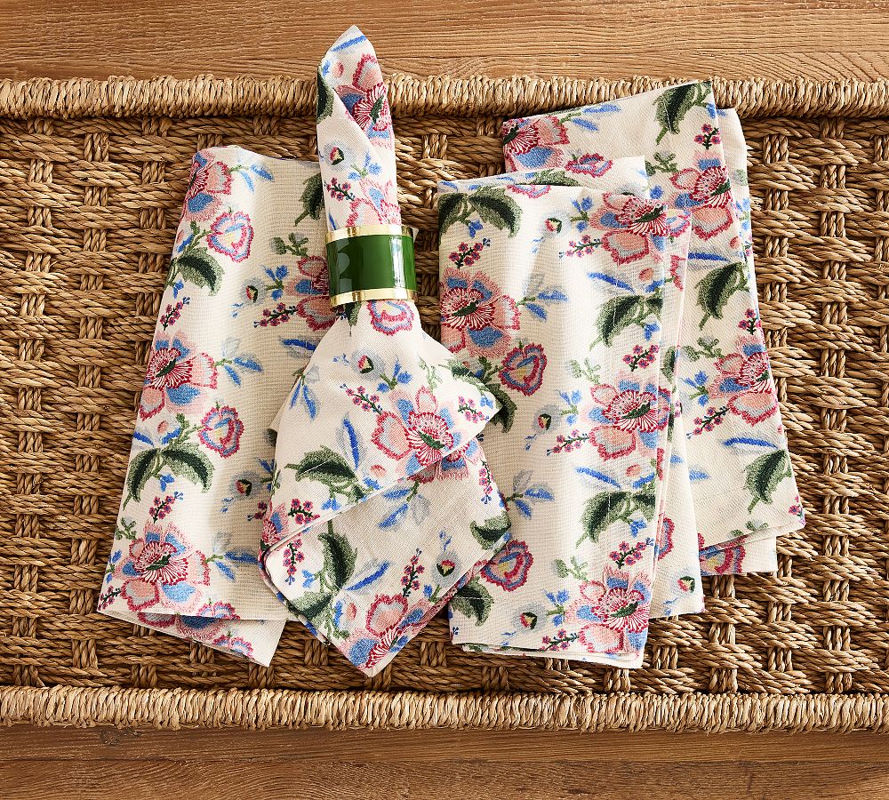 Maddie Floral Cotton Napkins - Set of 4