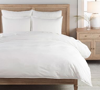 Pottery barn honeycomb outlets duvet and shams