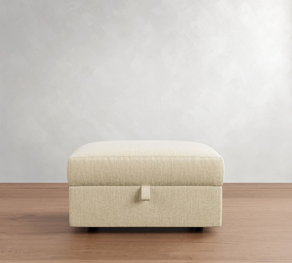 Carmel Slim Arm Sectional Storage Ottoman