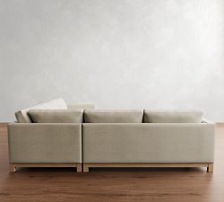 Jake Seadrift Wood Base 3-Piece L-Shaped Sectional (110&quot;)