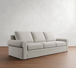 Big Sur Roll Arm Slipcovered Sofa (77&quot;-121&quot;)