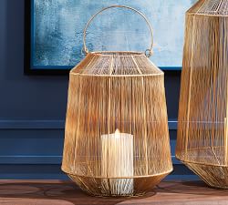 Greta Antique Brass Lantern