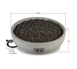Buckett Concrete Round Fire Pit (48&quot;)