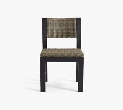 Malibu Metal &amp; All-Weather Wicker Dining Chair