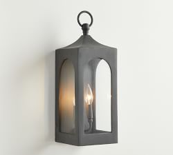 Caleb Outdoor Metal Lantern Sconce (20&quot;)