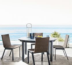 Indio Metal Round Outdoor Dining Table (40&quot;-60&quot;)