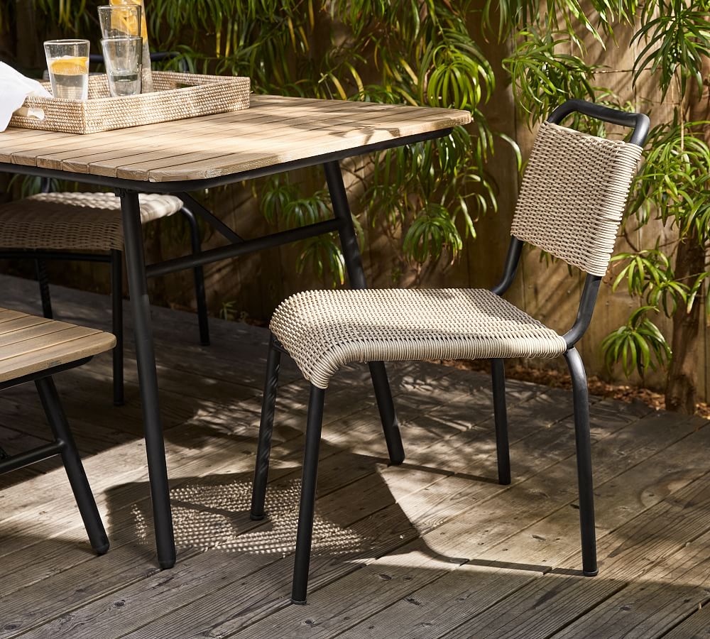 Tulum Wicker Patio Stacking Outdoor Dining Chair