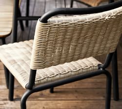 Tulum Wicker Patio Stacking Outdoor Dining Chair