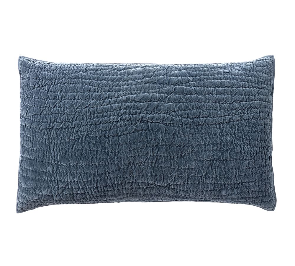 Washed Velvet Handcrafted Quilted Sham