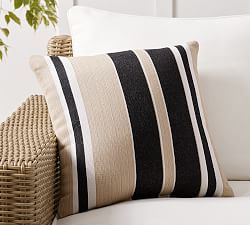 Open Box: Sunbrella&#0174; Ziva Striped Indoor/Outdoor Pillow