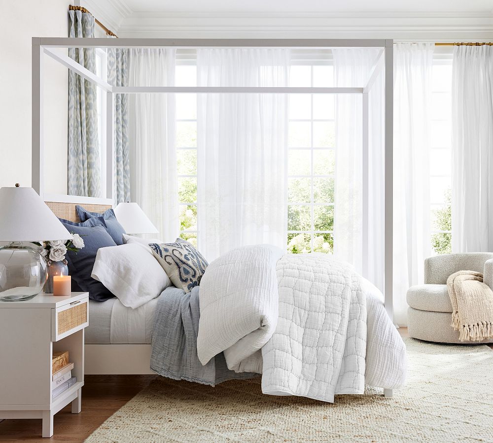 Westly Cane Canopy Bed
