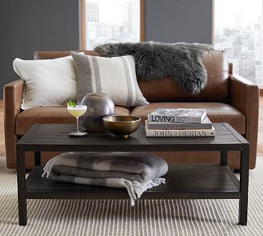 Isaac Rectangular Coffee Table Pottery Barn