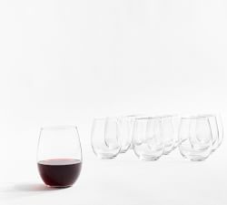 Entertaining Essentials Stemless Wine Glasses - Set of 12
