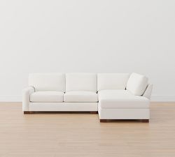 Turner Square Arm Return Bumper Sectional (106&quot;&ndash;124&quot;)