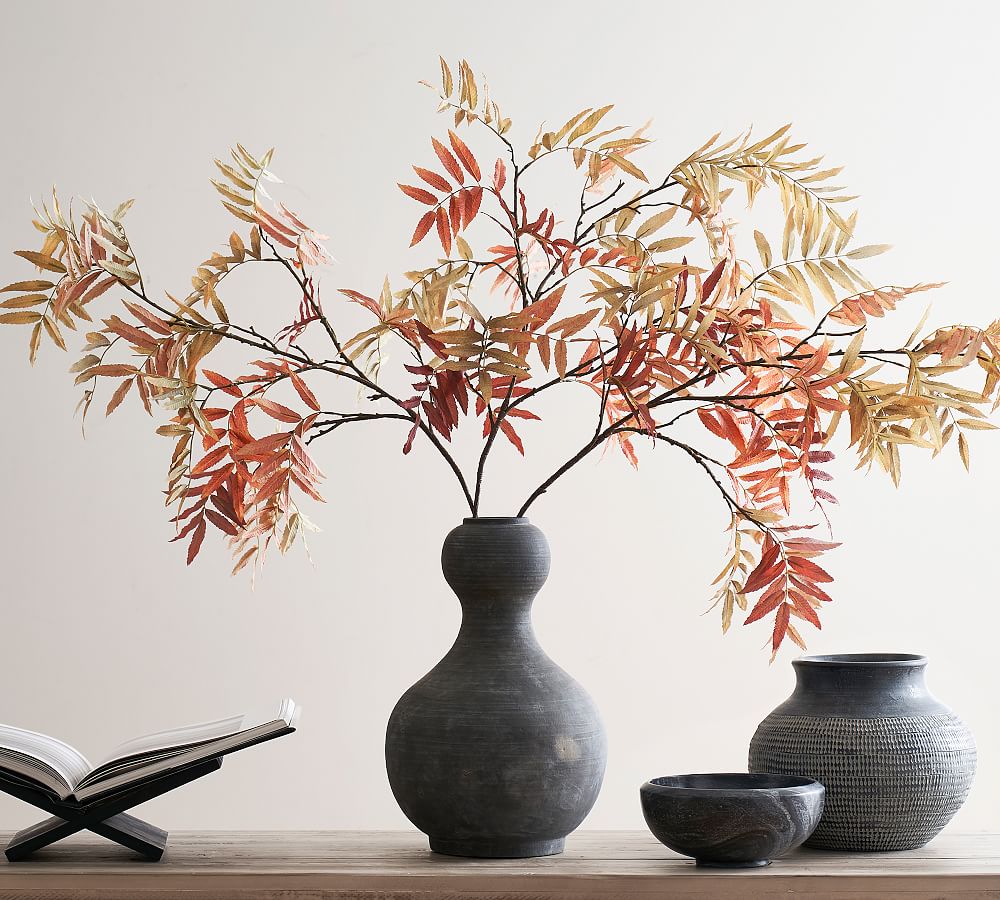 Faux Autumn Sumac Branch