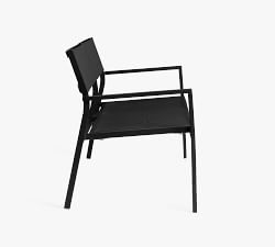 Fiji Metal &amp; Mesh Stackable Outdoor Loveseat (47&quot;)