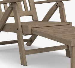 Indio Eucalyptus Steamer Outdoor Chaise Lounge
