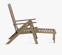 Indio Eucalyptus Steamer Outdoor Chaise Lounge
