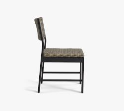 Malibu Metal &amp; All-Weather Wicker Dining Chair