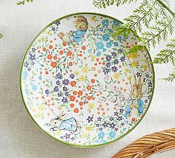 Peter Rabbit&#8482; Floral Stoneware Appetizer Plates - Set of 4