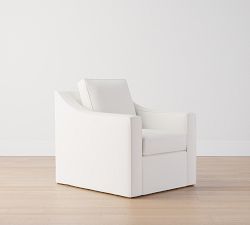 Cameron Slope Arm Slipcovered Chair