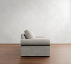Big Sur Roll Arm Slipcovered Sofa (77&quot;-121&quot;)