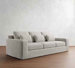 Big Sur Square Arm Deep Seat Slipcovered Sofa (76&quot;&ndash;120&quot;)