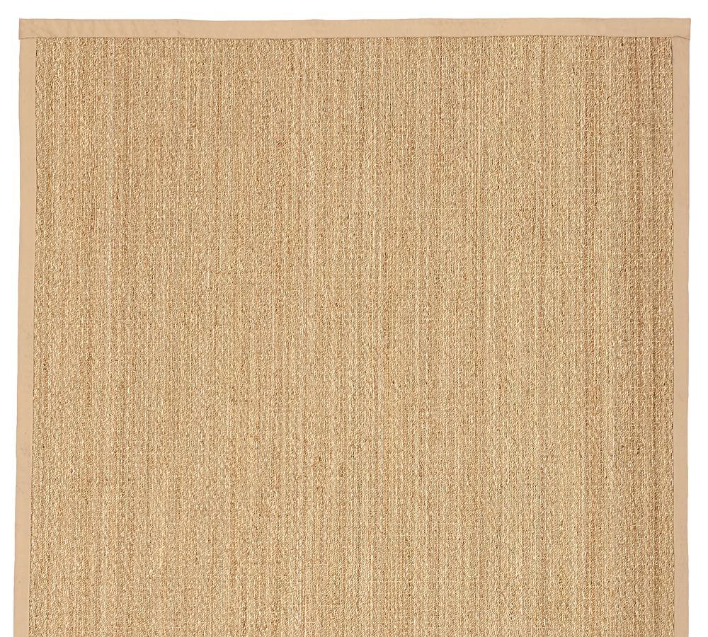 Custom Color-Bound Seagrass Rug