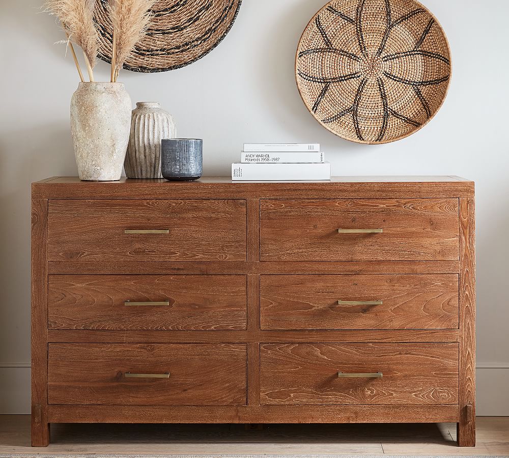 Menlo Reclaimed Teak 6-Drawer Dresser
