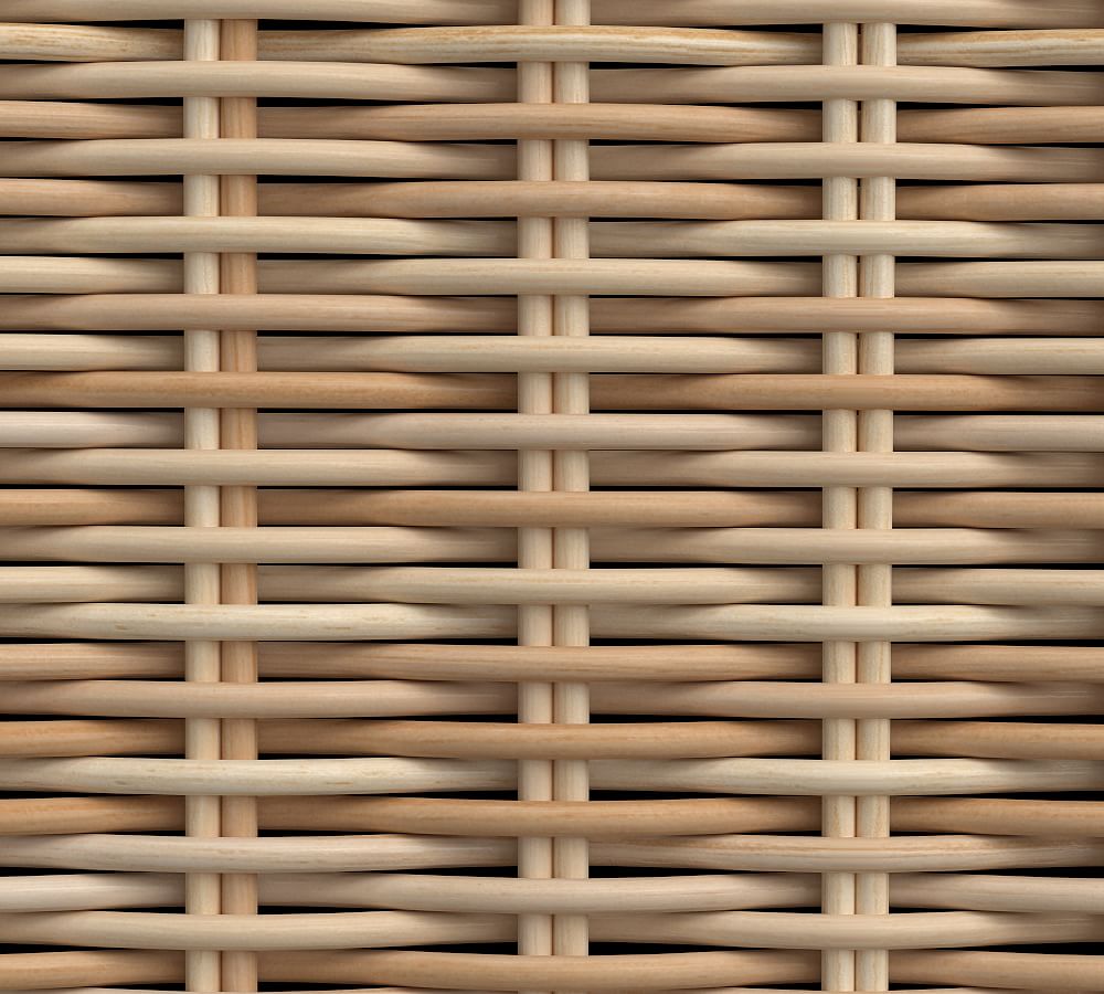 Huntington Outdoor Collection 6x6" Swatch, Natural Wicker