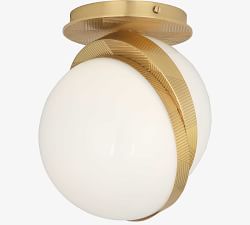 Deane Glass Globe Flush Mount (7&quot;)