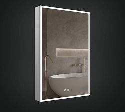 Nikolaos Rectangular Lighted LED Medicine Cabinet