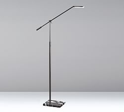 Post LED Marble Floor Lamp (47&quot;-61&quot;)