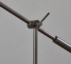 Post LED Marble Floor Lamp (47&quot;-61&quot;)