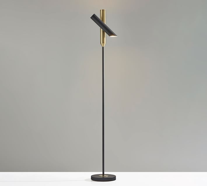 Rita LED Torchiere Floor Lamp 53 Pottery Barn