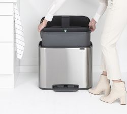 Brabantia Bo Step Trash and Recycling Cans