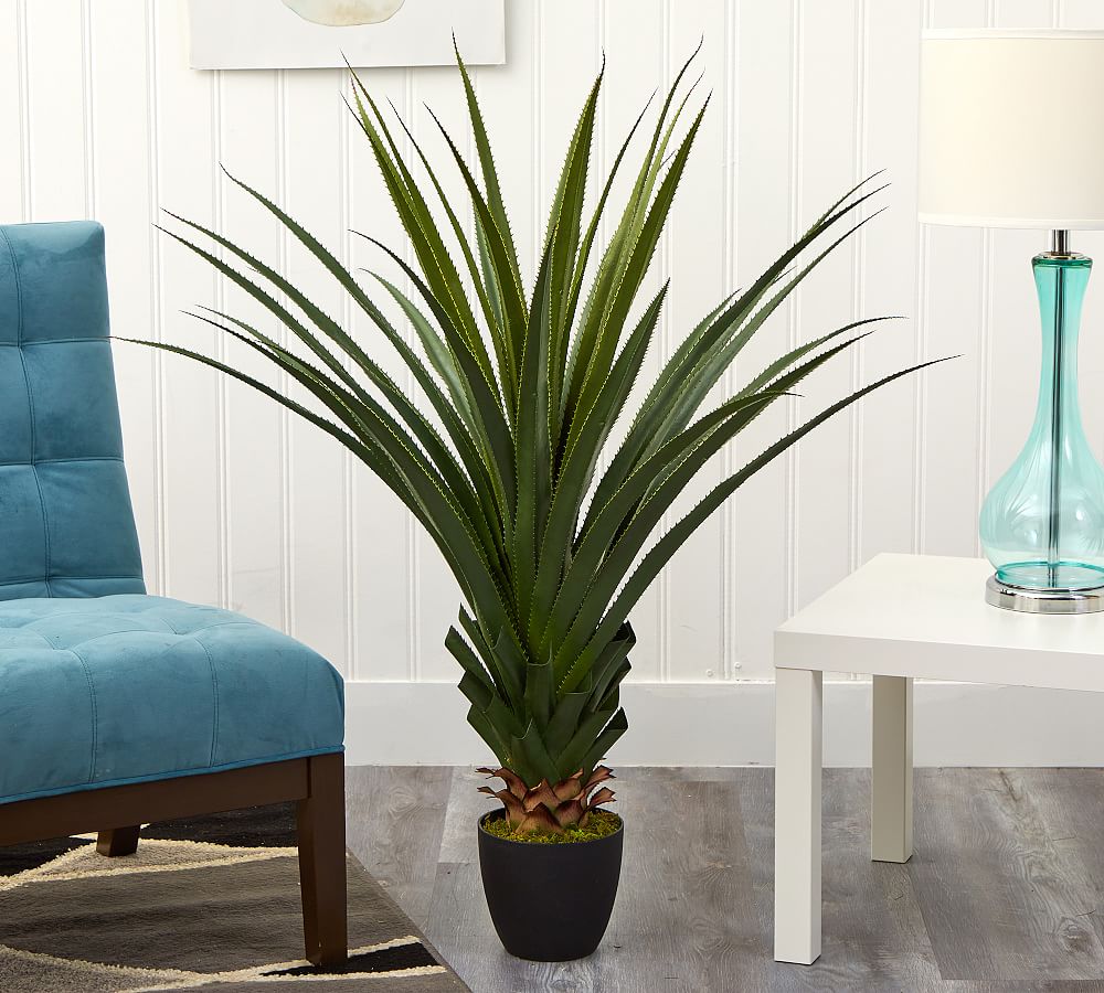 Faux Spiked Agave Plant