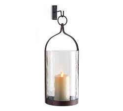 Sandra Hammered Glass Sconce | Elegant Wall Lighting