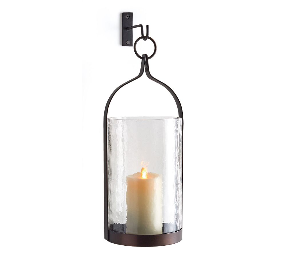 Sandra Hammered Glass Sconce | Elegant Wall Lighting