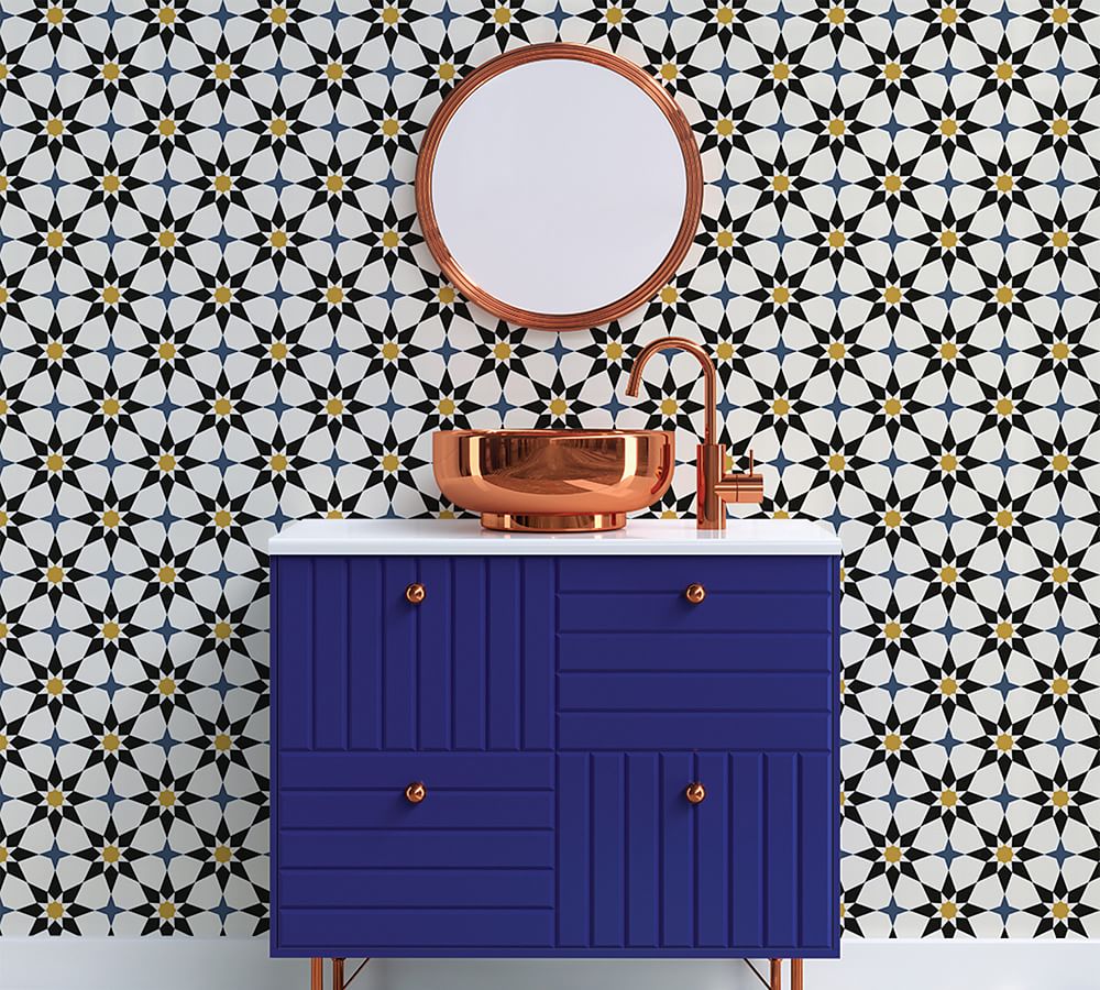 Soleil Moroccan Removable Wallpaper