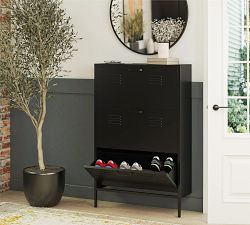 Oxford Metal 3 Door Shoe Storage Cabinet