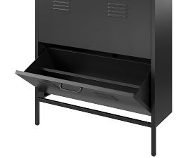 Oxford Metal 3 Door Shoe Storage Cabinet