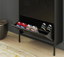 Oxford Metal 3 Door Shoe Storage Cabinet