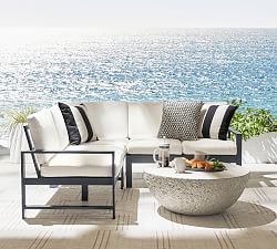 Indio Metal 3-Piece Loveseat Outdoor Sectional (78&quot;)