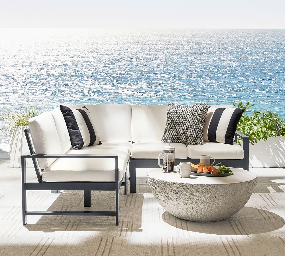 Indio Metal 3-Piece Loveseat Outdoor Sectional (78&quot;)