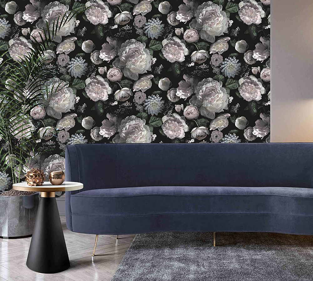 Moody Floral Removable Wallpaper