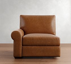 Build Your Own Big Sur Roll Arm Leather Sectional