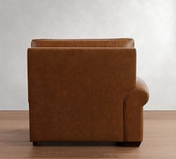 Build Your Own Big Sur Roll Arm Leather Sectional